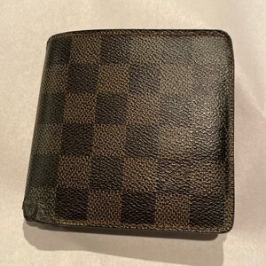 LOUIS VUITTON DAMIER Pertefeuille Marco BIFOLD WALLET #CA0045